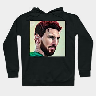 Painterly  Messi Hoodie